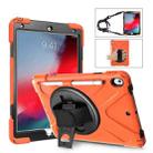 Shockproof Colorful Silicone + PC Protective Case with Holder & Shoulder Strap & Hand Strap & Pen Slot For iPad Pro 10.5(Orange) - 1