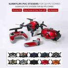 Sunnylife 4 in 1 PVC Anti-Scratch Decal Skin Wrap Stickers Kits for DJI FPV Drone & Goggles V2 & Remote Control & Rocker(Beetle) - 3