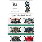 Sunnylife 4 in 1 PVC Anti-Scratch Decal Skin Wrap Stickers Kits for DJI FPV Drone & Goggles V2 & Remote Control & Rocker(Beetle) - 4