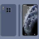 For Huawei Mate 30 Solid Color Imitation Liquid Silicone Straight Edge Dropproof Full Coverage Protective Case(Grey) - 1