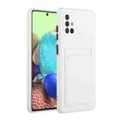 For Samsung Galaxy A51 5G Card Slot Design Shockproof TPU Protective Case(White) - 1