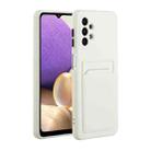 For Samsung Galaxy M31s Card Slot Design Shockproof TPU Protective Case(White) - 1