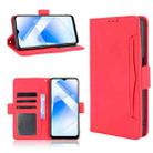 For OPPO A55 5G / A53s 5G Skin Feel Calf Pattern Horizontal Flip Leather Case with Holder & Card Slots & Photo Frame(Red) - 1