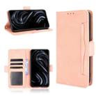 For Rakuten BIG S Skin Feel Calf Pattern Horizontal Flip Leather Case with Holder & Card Slots & Photo Frame(Pink) - 1