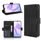 For Blackview A70 (2021) Skin Feel Calf Pattern Horizontal Flip Leather Case with Holder & Card Slots & Photo Frame(Black) - 1