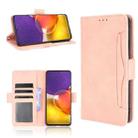 For Samsung Galaxy A82 5G / Quantum 2 5G Skin Feel Calf Pattern Horizontal Flip Leather Case with Holder & Card Slots & Photo Frame(Pink) - 1