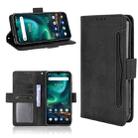 For UMIDIGI Bison GT Skin Feel Calf Pattern Horizontal Flip Leather Case with Holder & Card Slots & Photo Frame(Black) - 1