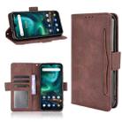 For UMIDIGI Bison GT Skin Feel Calf Pattern Horizontal Flip Leather Case with Holder & Card Slots & Photo Frame(Brown) - 1