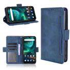 For UMIDIGI Bison GT Skin Feel Calf Pattern Horizontal Flip Leather Case with Holder & Card Slots & Photo Frame(Blue) - 1