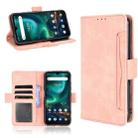 For UMIDIGI Bison GT Skin Feel Calf Pattern Horizontal Flip Leather Case with Holder & Card Slots & Photo Frame(Pink) - 1