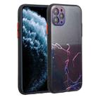 For iPhone 11 Pro Ink Painting Style TPU Protective Case (Ink Purple) - 1