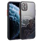 For iPhone 11 Pro Ink Painting Style TPU Protective Case (Ink Black) - 1