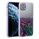 For iPhone 11 Pro Ink Painting Style TPU Protective Case (Ink Colorful) - 1