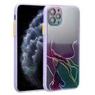 For iPhone 11 Pro Max Ink Painting Style TPU Protective Case (Ink Colorful) - 1