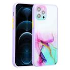 For iPhone 12 Pro Ink Painting Style TPU Protective Case(Ink Colorful) - 1