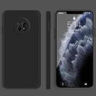 For Huawei Enjoy 20 Plus 5G Solid Color Imitation Liquid Silicone Straight Edge Dropproof Full Coverage Protective Case(Black) - 1