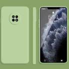 For Huawei Enjoy 20 Plus 5G Solid Color Imitation Liquid Silicone Straight Edge Dropproof Full Coverage Protective Case(Matcha Green) - 1