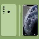 For Honor 20i Solid Color Imitation Liquid Silicone Straight Edge Dropproof Full Coverage Protective Case(Matcha Green) - 1