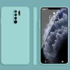 For Xiaomi Redmi 9 Solid Color Imitation Liquid Silicone Straight Edge Dropproof Full Coverage Protective Case(Sky Blue) - 1