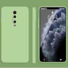 For Xiaomi Redmi K20 Pro Solid Color Imitation Liquid Silicone Straight Edge Dropproof Full Coverage Protective Case(Matcha Green) - 1