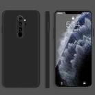 For Xiaomi Redmi Note 8 Pro Solid Color Imitation Liquid Silicone Straight Edge Dropproof Full Coverage Protective Case(Black) - 1