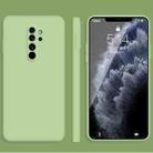 For Xiaomi Redmi Note 8 Pro Solid Color Imitation Liquid Silicone Straight Edge Dropproof Full Coverage Protective Case(Matcha Green) - 1