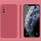 For Xiaomi Mi 9 / 9 SE Solid Color Imitation Liquid Silicone Straight Edge Dropproof Full Coverage Protective Case(Red) - 1
