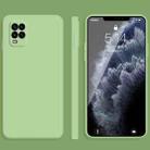 For Xiaomi Mi 10 Youth Solid Color Imitation Liquid Silicone Straight Edge Dropproof Full Coverage Protective Case(Matcha Green) - 1