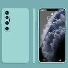 For Xiaomi Mi 10 Ultra Solid Color Imitation Liquid Silicone Straight Edge Dropproof Full Coverage Protective Case(Sky Blue) - 1