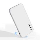 For Xiaomi CC9 Solid Color Imitation Liquid Silicone Straight Edge Dropproof Full Coverage Protective Case(Sky Blue) - 2
