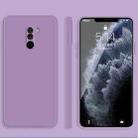 For Xiaomi PocoPhone F1 Solid Color Imitation Liquid Silicone Straight Edge Dropproof Full Coverage Protective Case(Purple) - 1