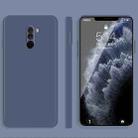 For Xiaomi PocoPhone F1 Solid Color Imitation Liquid Silicone Straight Edge Dropproof Full Coverage Protective Case(Grey) - 1