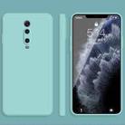 For Xiaomi Redmi K20 Solid Color Imitation Liquid Silicone Straight Edge Dropproof Full Coverage Protective Case(Sky Blue) - 1