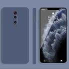 For Xiaomi Redmi K20 Solid Color Imitation Liquid Silicone Straight Edge Dropproof Full Coverage Protective Case(Grey) - 1