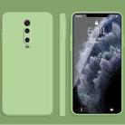 For Xiaomi Redmi K20 Solid Color Imitation Liquid Silicone Straight Edge Dropproof Full Coverage Protective Case(Matcha Green) - 1