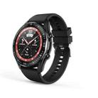 G1 1.28 inch TFT Screen IP67 Waterproof Smart Watch, Support Bluetooth Call / Heart Rate Monitoring / Blood Pressure Monitoring, Style: Silicone Strap(Black) - 1