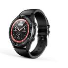 G1 1.28 inch TFT Screen IP67 Waterproof Smart Watch, Support Bluetooth Call / Heart Rate Monitoring / Blood Pressure Monitoring, Style: Leather Strap(Black) - 1