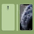 For OPPO R17 Solid Color Imitation Liquid Silicone Straight Edge Dropproof Full Coverage Protective Case(Matcha Green) - 1