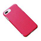 Business Cross Texture PC Protective Case For iPhone 8 Plus & 7 Plus(Rose Red) - 1