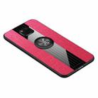 For Huawei Mate 20 Pro XINLI Stitching Cloth Textue Shockproof TPU Protective Case with Ring Holder(Red) - 1