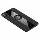 For Huawei Mate 30 XINLI Stitching Cloth Textue Shockproof TPU Protective Case with Ring Holder(Black) - 1