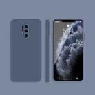 For OnePlus 8 Pro Solid Color Imitation Liquid Silicone Straight Edge Dropproof Full Coverage Protective Case(Gray) - 1