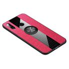 For Huawei nova 4e XINLI Stitching Cloth Textue Shockproof TPU Protective Case with Ring Holder(Red) - 1