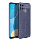 For Realme Narzo 30A Litchi Texture TPU Shockproof Case(Blue) - 1