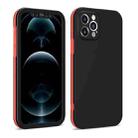 For iPhone 11 Pro Max Dual-color 360 Degrees Full Coverage Protective PC + TPU Shockproof Case (Black) - 1