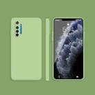 For OPPO Realme X2 / K5 Solid Color Imitation Liquid Silicone Straight Edge Dropproof Full Coverage Protective Case(Matcha Green) - 1