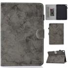 For iPad 10.2 2021 / 2020 / 2019 Solid Color Horizontal Flip Leather Case with Holder & Card Slots & Pen Slot & Sleep / Wake-up Function(Grey) - 1