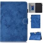 For iPad 10.2 2021 / 2020 / 2019 Solid Color Horizontal Flip Leather Case with Holder & Card Slots & Pen Slot & Sleep / Wake-up Function(Blue) - 1