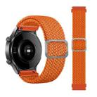 For Huami Amazfit Bip U Pro Adjustable Nylon Braided Elasticity Watch Band(Orange) - 1