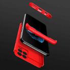 For OPPO Realme 8 /  Realme 8 Pro GKK Three Stage Splicing Full Coverage PC Case(Red) - 3